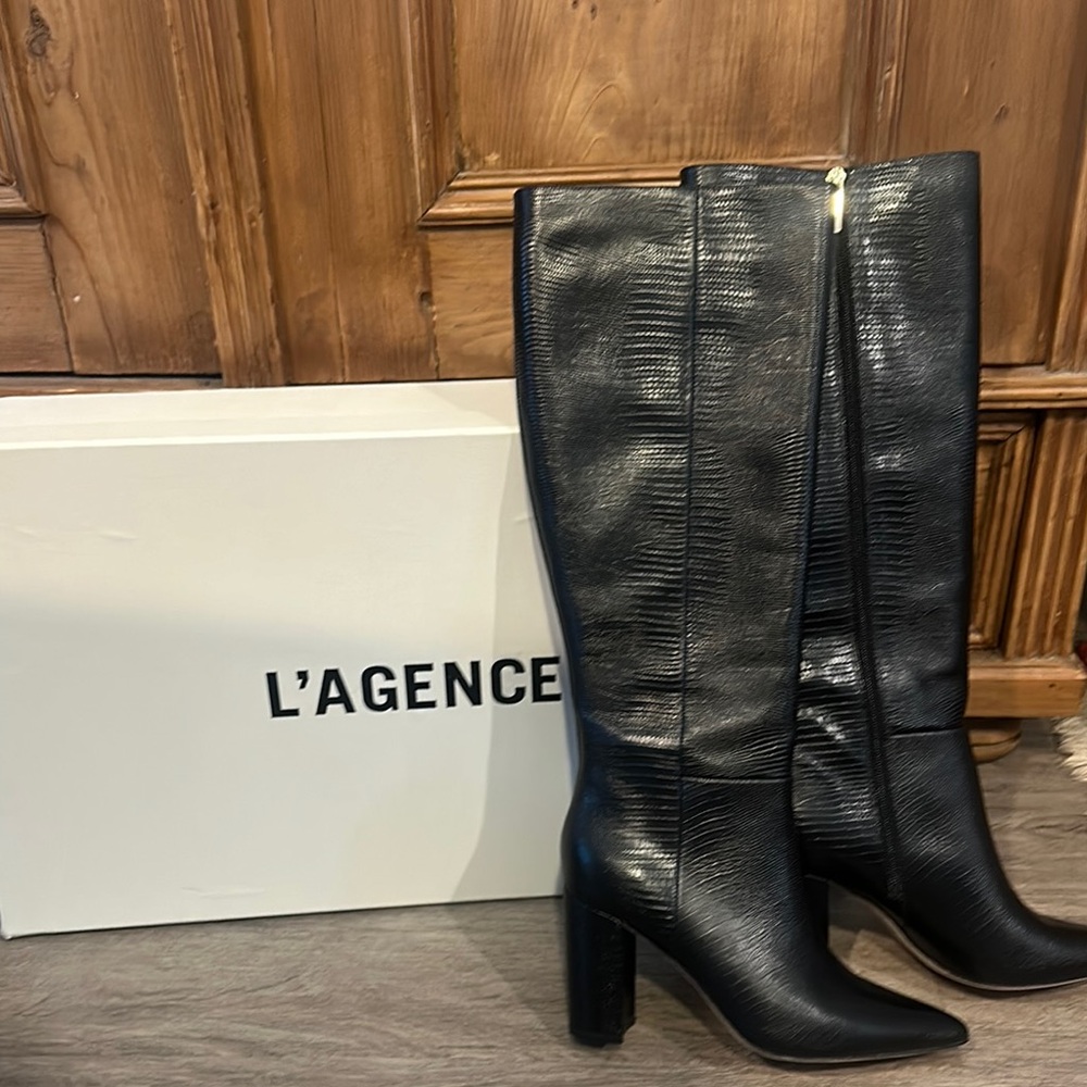 L’agence Leather Boots